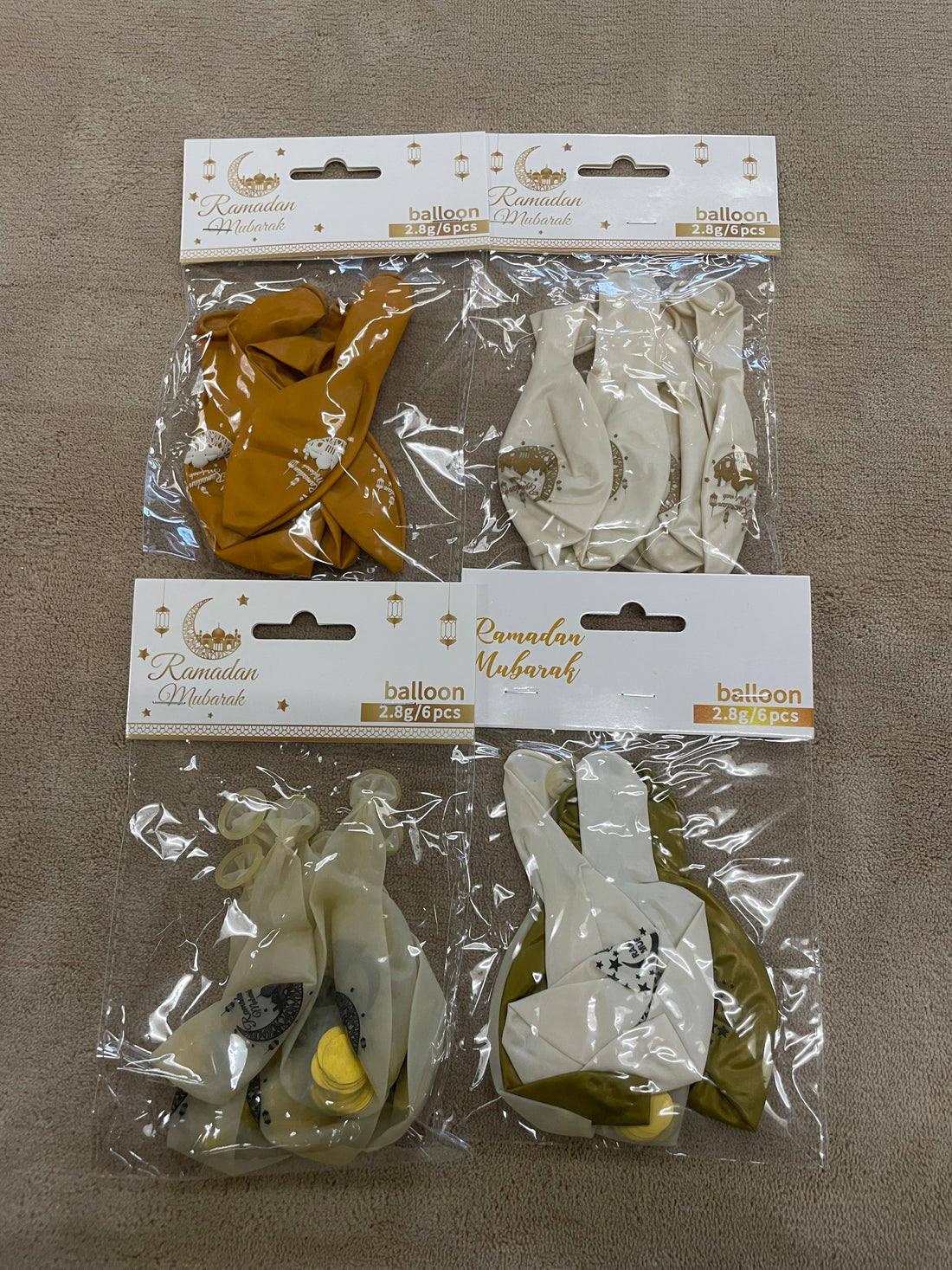 Ramadan Balloner - Mix 24stk