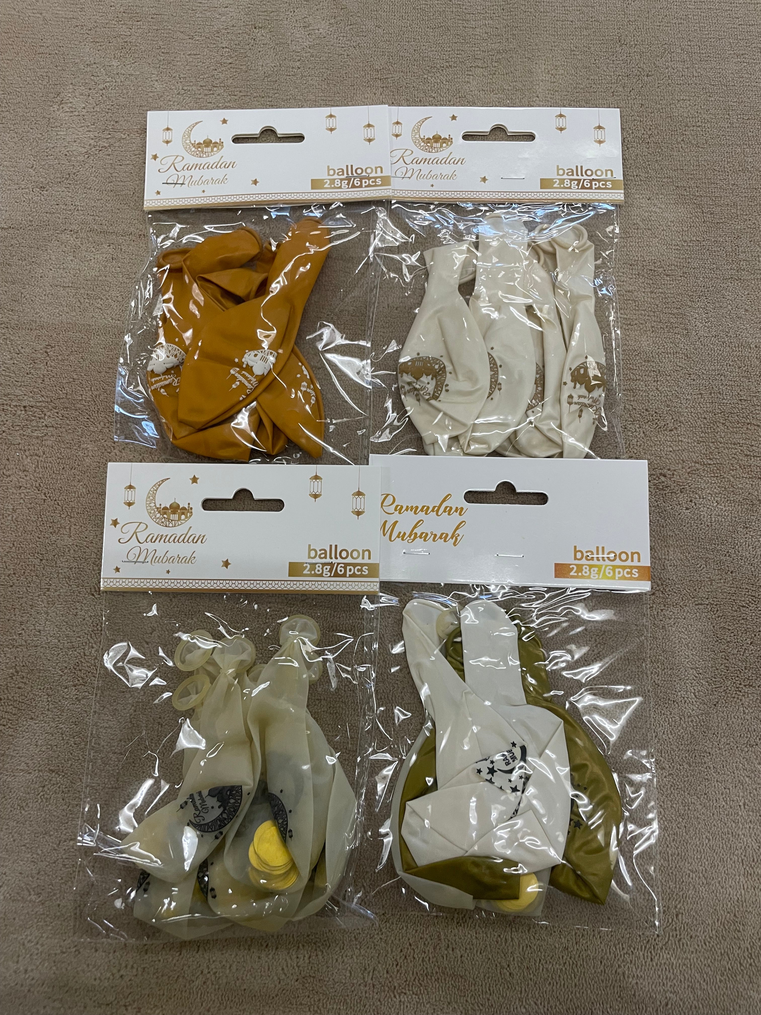 Ramadan Balloner - Mix 24stk