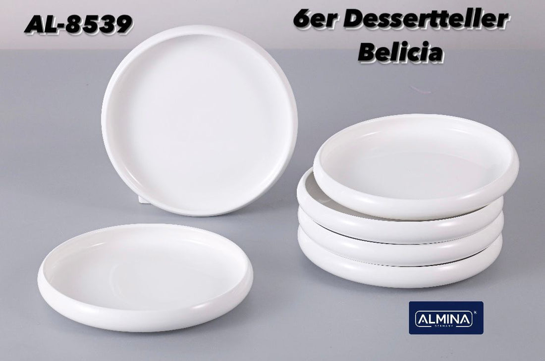 Belicia - Dessert tallerkener 6 stk