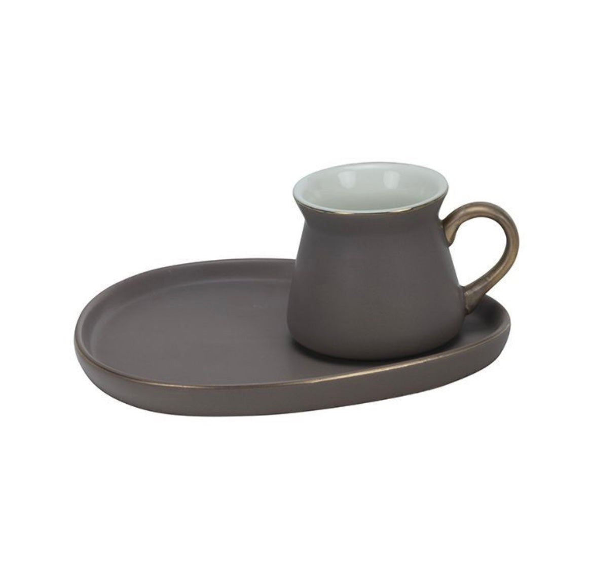 Bricard - Brun Oval Espresso 12 Dele